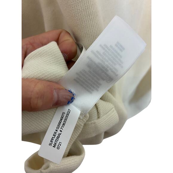 NWT Polo Ralph Lauren Men’s Embroidered Knit Quarter-Zip Pullover Cream Size L - Picture 6 of 7